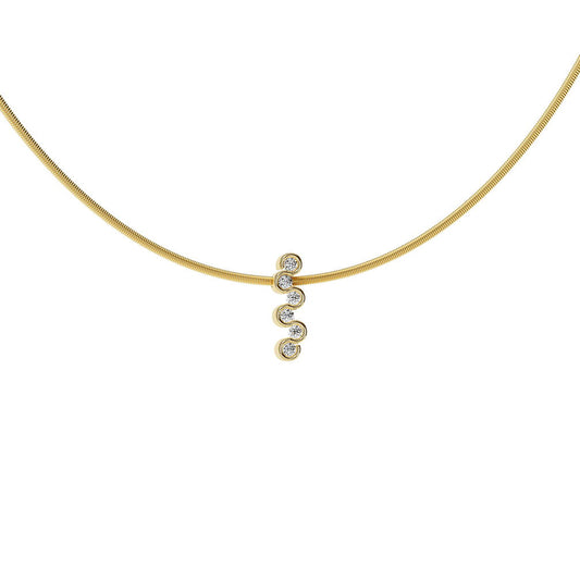 Diamond Wave Ladies Pendant N373966