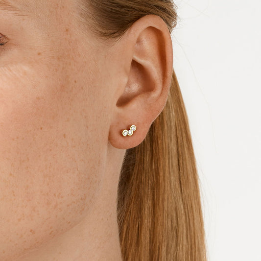 Diamond Wave Ladies Earring N384963