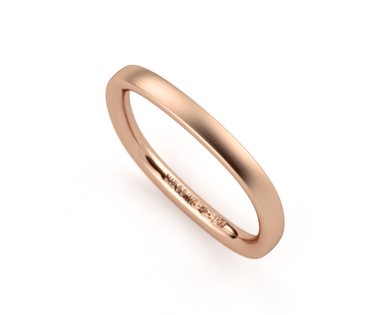 Square Ladies Wedding Band N341570