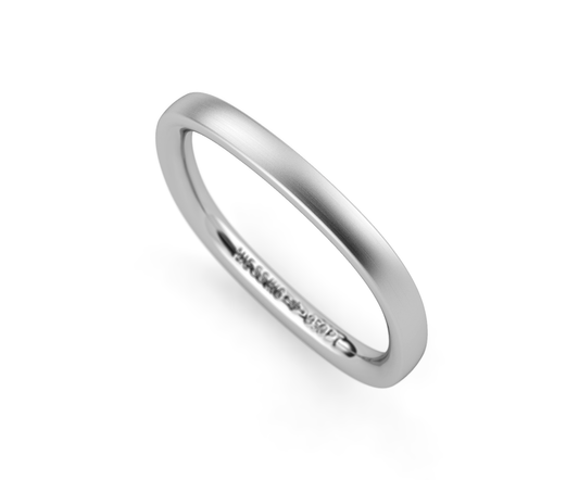 Square Ladies Wedding Band N341570