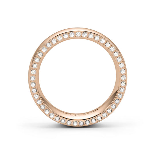 Satellite Orbit Ladies Wedding Band M351932