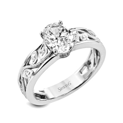 Vintage Ladies Engagement Ring MR2100-OV