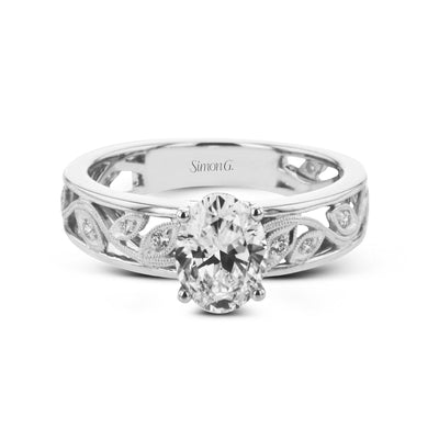 Vintage Ladies Engagement Ring MR2100-OV