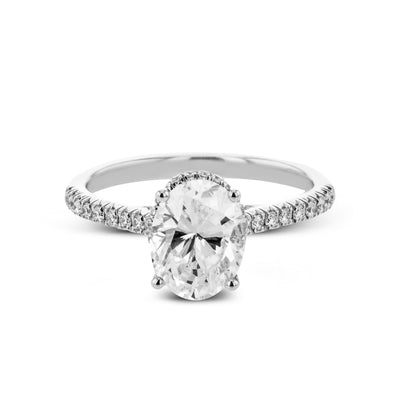 Hidden Halo Ladies Engagement Ring LR2345