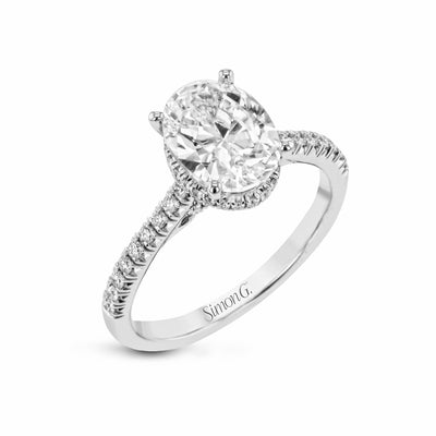 Hidden Halo Ladies Engagement Ring LR2345