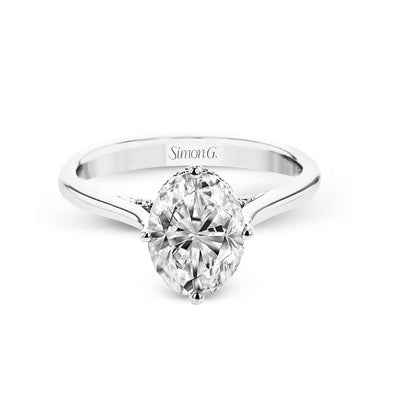 Hidden Halo Ladies Engagement Ring LR4778