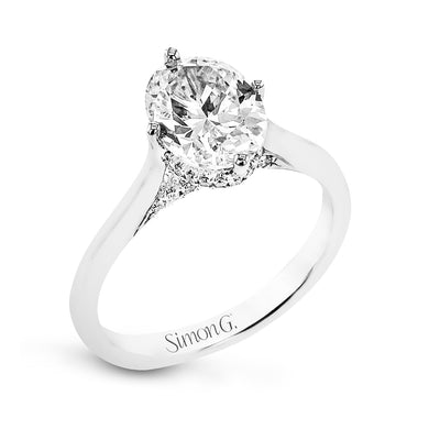 Hidden Halo Ladies Engagement Ring LR4778