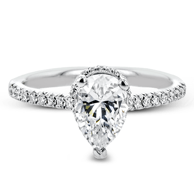 Hidden Halo Ladies Engagement Ring LR2342