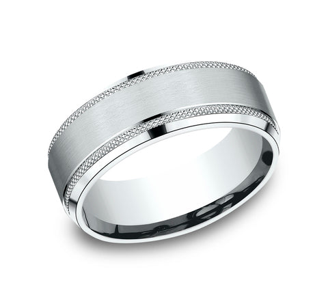 8mm Mens Wedding Band CF68321