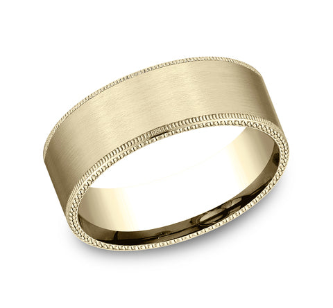 8mm Mens Wedding Band CF68434