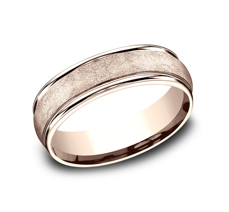 6.5mm Mens Wedding Band ECF86585