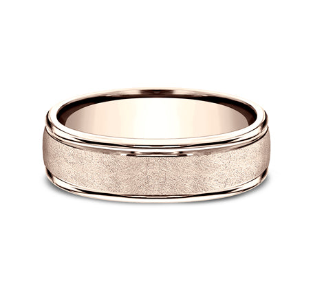 6.5mm Mens Wedding Band ECF86585