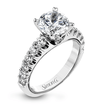 Sidestone Ladies Engagement Ring LR2224
