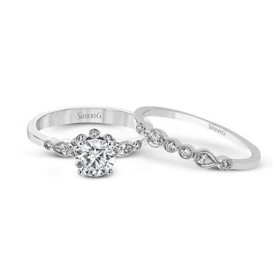 Floral Ladies Engagement Ring LR2380