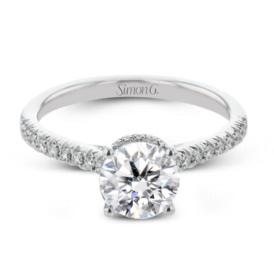 Hidden Halo Ladies Engagement Ring LR2350