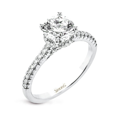Hidden Halo Ladies Engagement Ring LR2350