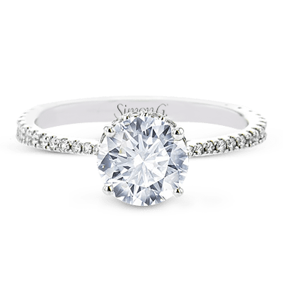 Hidden Halo Ladies Engagement Ring LR2833