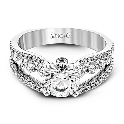 Split Shank Ladies Engagement Ring MR2248