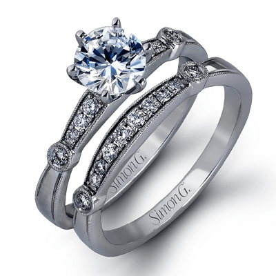 Contemporary Ladies Engagement Ring MR1546