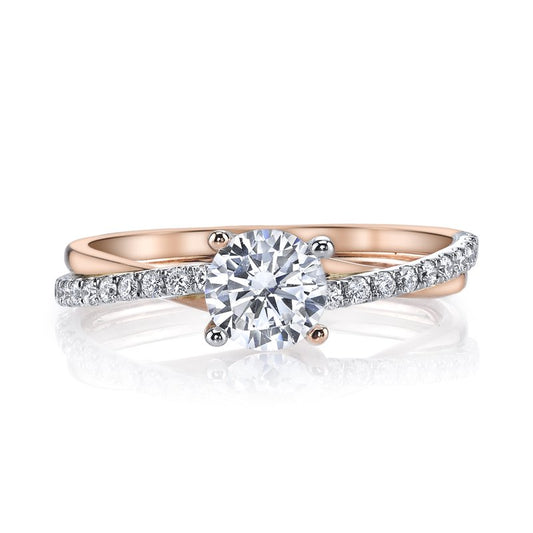 Ladies Round Engagement Ring 26509