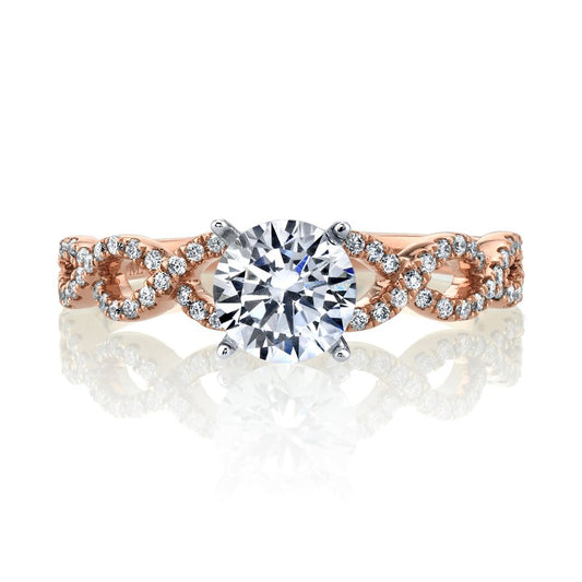 Ladies Round Engagement Ring 27221