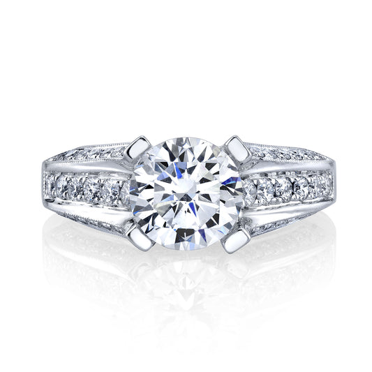 Ladies Round Engagement Ring 25210-R200