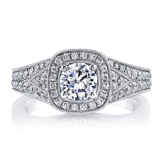 Ladies Round Engagement Ring 26207