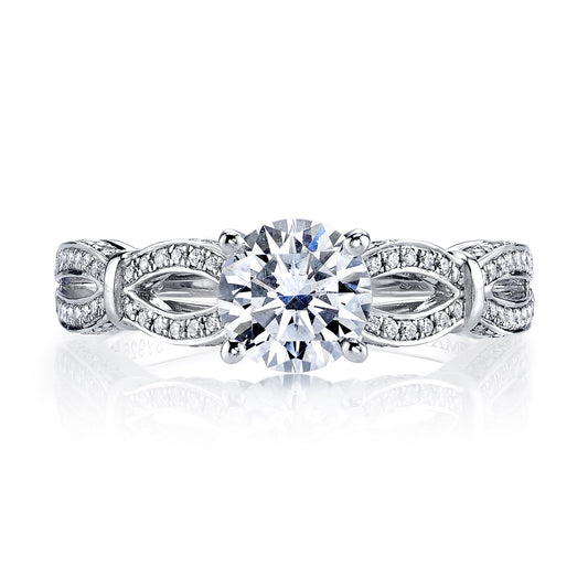 Ladies Round Engagement Ring 26244