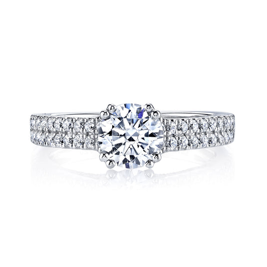 Ladies Round Engagement Ring 26245