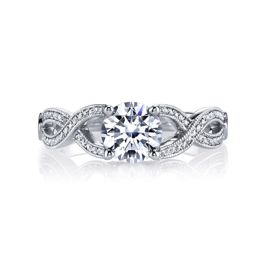Ladies Round Engagement Ring 26250