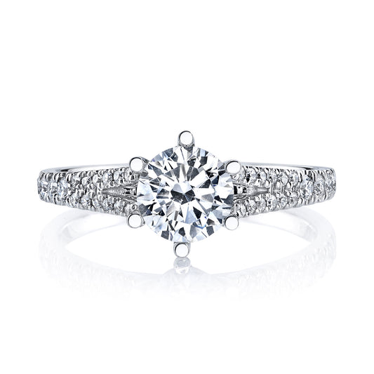 Ladies Round Engagement Ring 26532