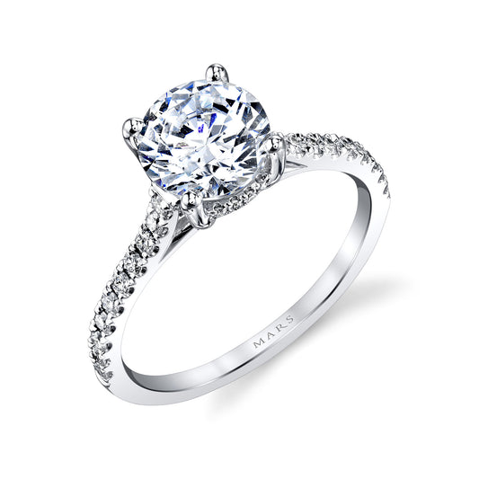 Ladies Round Engagement Ring 27039RD