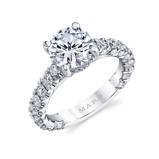Ladies Round Engagement Ring 27149RD