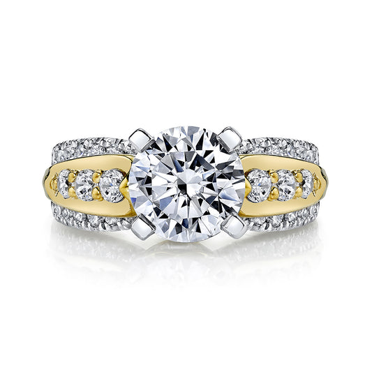 Ladies Round Engagement Ring 27352