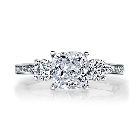 Ladies Cushion Engagement Ring 27381