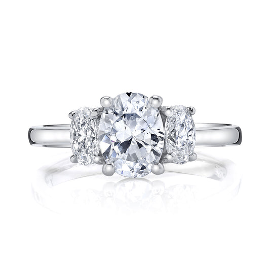 Ladies Oval Engagement Ring 27399