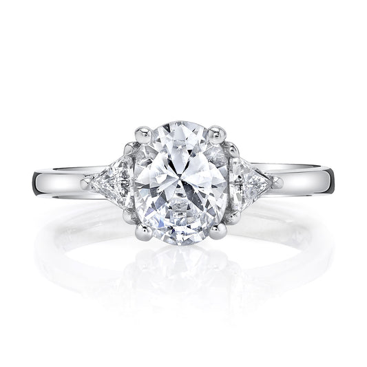 Ladies Oval Engagement Ring 27400