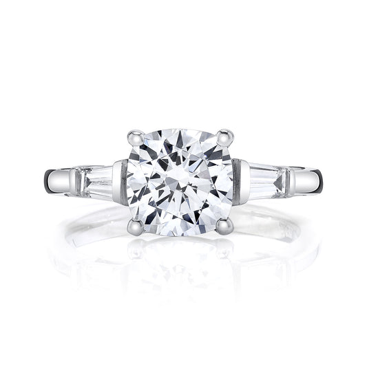 Ladies Cushion Engagement Ring 27407