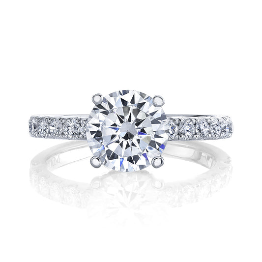 Ladies Round Engagement Ring 27507