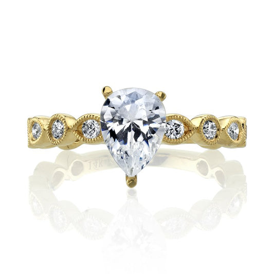 Ladies Pear Engagement Ring 27216