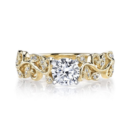 Ladies Round Engagement Ring 26504