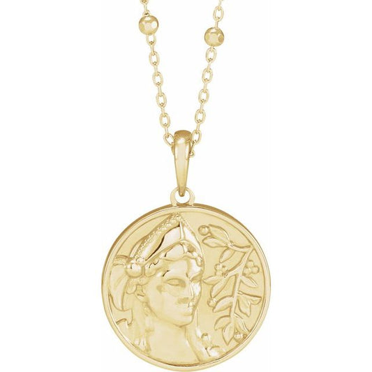 14K Yellow Athena 18" Necklace