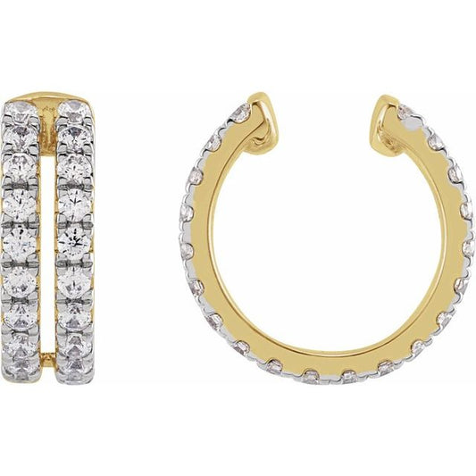14K Yellow 1/2 CTW Lab-Grown Diamond Ear Cuff 688881LG600P