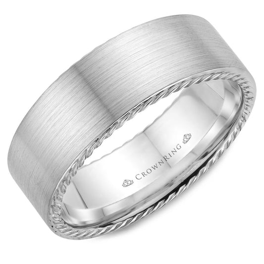 Rope Contemporary Wedding Band WB-009