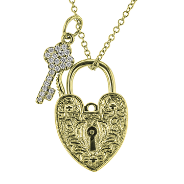 Ladies 14k Gold Pendant ZP1223