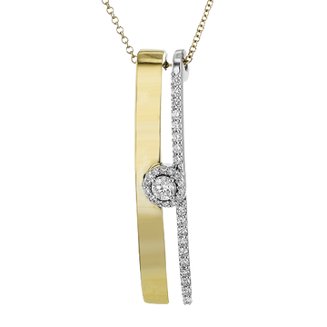 Ladies Two-Tone Pendant ZP1240