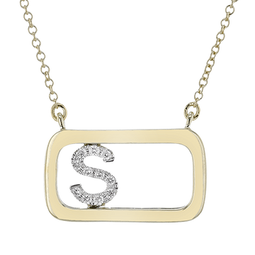 Ladies Two-Tone Pendant ZP1246