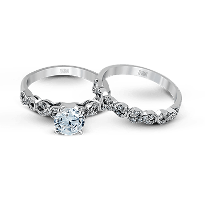 Ladies 14k Gold Engagement Ring ZR868