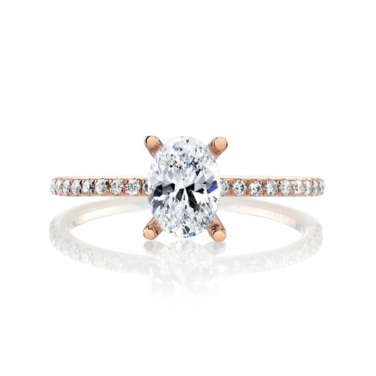 Ladies Oval Engagement Ring 26297OV