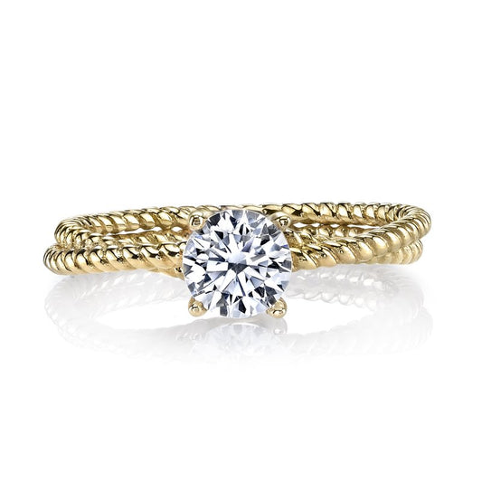 Ladies Round Engagement Ring 26521